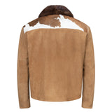 Men's Pony Leather Jacket /w Suede Style #2065