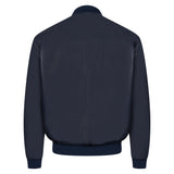 Baseball bomber jacket with Persian lamb full front #3443