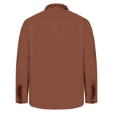 Leather shirt with alligator trimming # 700