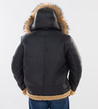 Shearling Sheepskin Aviator Jacket- B3 With Toggles Style #810