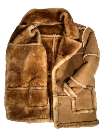 Sheepskin  Marlboro Style Jacket Style #4900 - Jakewood Shearlin Leather Mouton Fur Bomber Aviator Parka Coat Jacket Sheepskin All size Brooklyn New York manufacturer