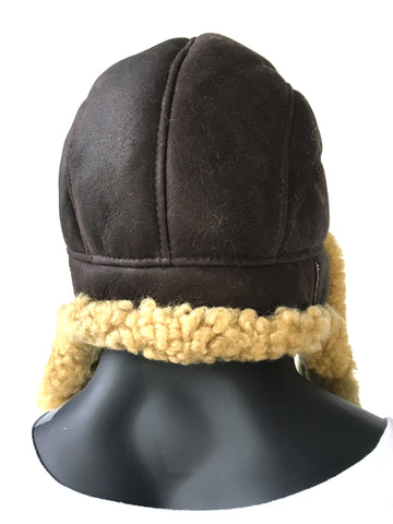 Shearling Sheepskin Russian Style Hat
