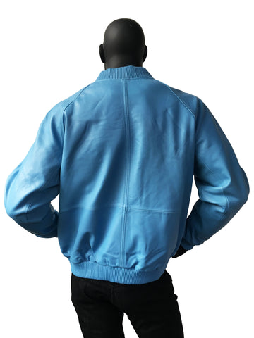 Genuine Lambskin Leather Baseball Varsity Jacket Style #1051 - Jakewood Shearlin Leather Mouton Fur Bomber Aviator Parka Coat Jacket Sheepskin All size Brooklyn New York manufacturer