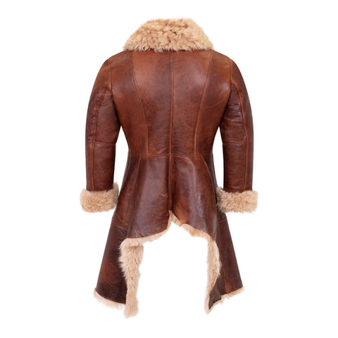 Ladies Sheepskin Jacket with Craft Bottom Style #1040