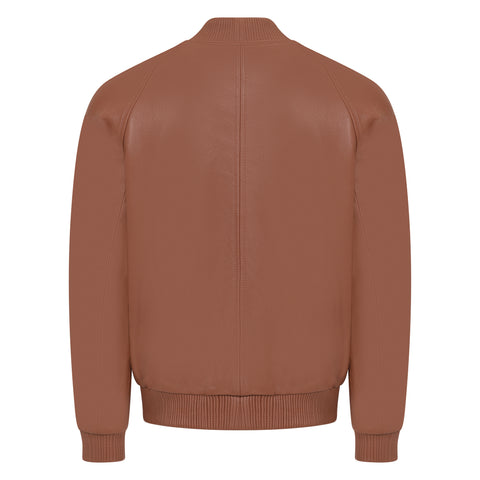 Genuine Lambskin Leather Baseball Varsity Jacket Style #1051 (Part 2 Of Colors)