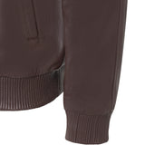Genuine Lambskin Leather Baseball Varsity Jacket Style #1051 (Part 2 Of Colors)