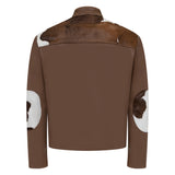 Men's Pony Leather Jacket /w Suede Style #2065