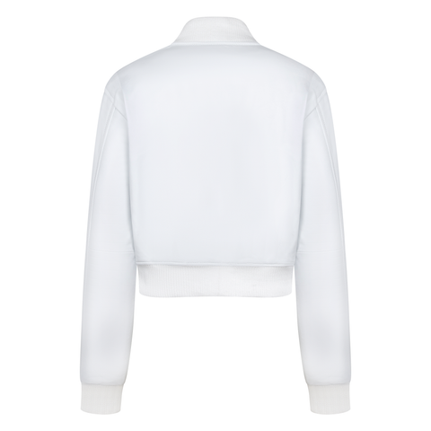 Ladies cropped leather jacket Style # 1018