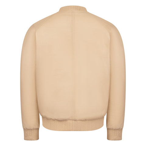 Genuine Lambskin Leather Baseball Varsity Jacket Style #1051 (Part 2 Of Colors)