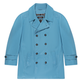 Men's Genuine Lambskin Leather Trench Coat Style #2092
