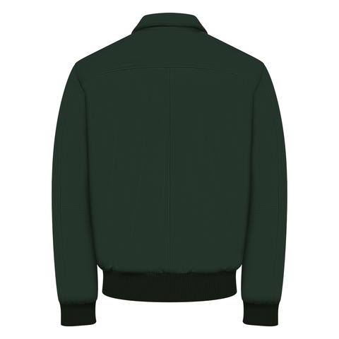 Leather Bomber Jacket Style #2066