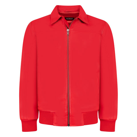 Leather Bomber Jacket Style #2066