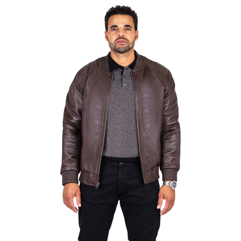 Genuine Lambskin Leather Baseball Varsity Jacket Style #1051 (Part 2 Of Colors)