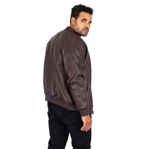 Genuine Lambskin Leather Baseball Varsity Jacket Style #1051 (Part 2 Of Colors)