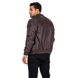 Genuine Lambskin Leather Baseball Varsity Jacket Style #1051 (Part 2 Of Colors)
