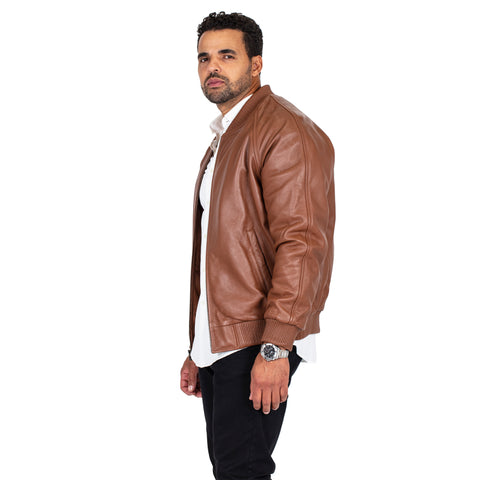 Genuine Lambskin Leather Baseball Varsity Jacket Style #1051 (Part 2 Of Colors)