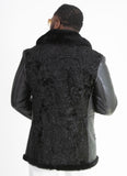 Sheepskin jacket with Persian lamb front  Style #7210