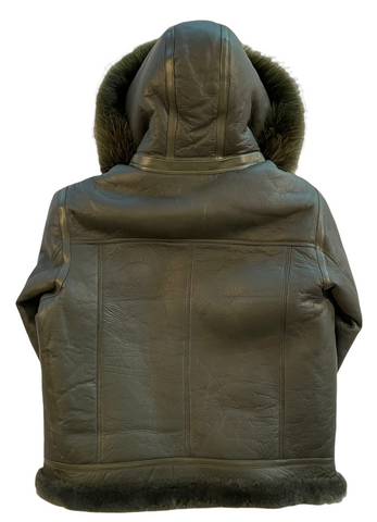Shearling Sheepskin Aviator Jacket-B3 Style #800