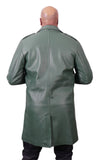 7/8 Men`s single breast leather coat Style #3200