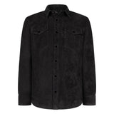 Suede Plain Shirt #2512