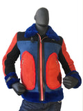 Multi-color  Sheepskin  Jacket Style #710 - Jakewood Shearlin Leather Mouton Fur Bomber Aviator Parka Coat Jacket Sheepskin All size Brooklyn New York manufacturer