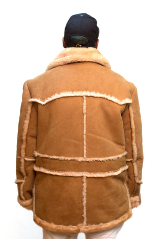 Sheepskin  Marlboro Style Jacket Style #4900 - Jakewood Shearlin Leather Mouton Fur Bomber Aviator Parka Coat Jacket Sheepskin All size Brooklyn New York manufacturer