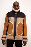 Multi-color  Sheepskin  Jacket Style #710 - Jakewood Shearlin Leather Mouton Fur Bomber Aviator Parka Coat Jacket Sheepskin All size Brooklyn New York manufacturer