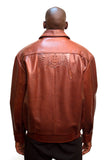 Lambskin Jacket with Alligator Front and Rowstone Stingray Trimmings #2088
