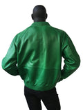 Genuine Lambskin Leather Baseball Varsity Jacket Style #1051 (Part 2 Of Colors)