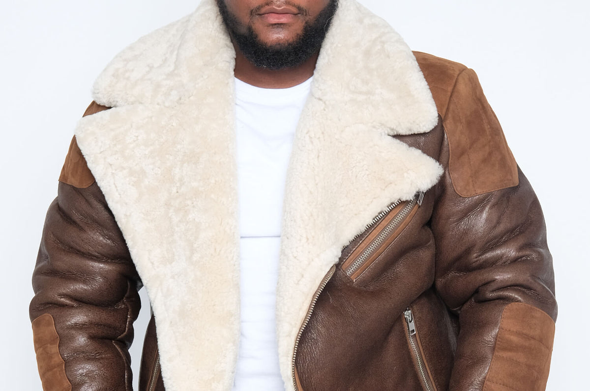 Men's Shearling Sheepskin Jackets & Coats