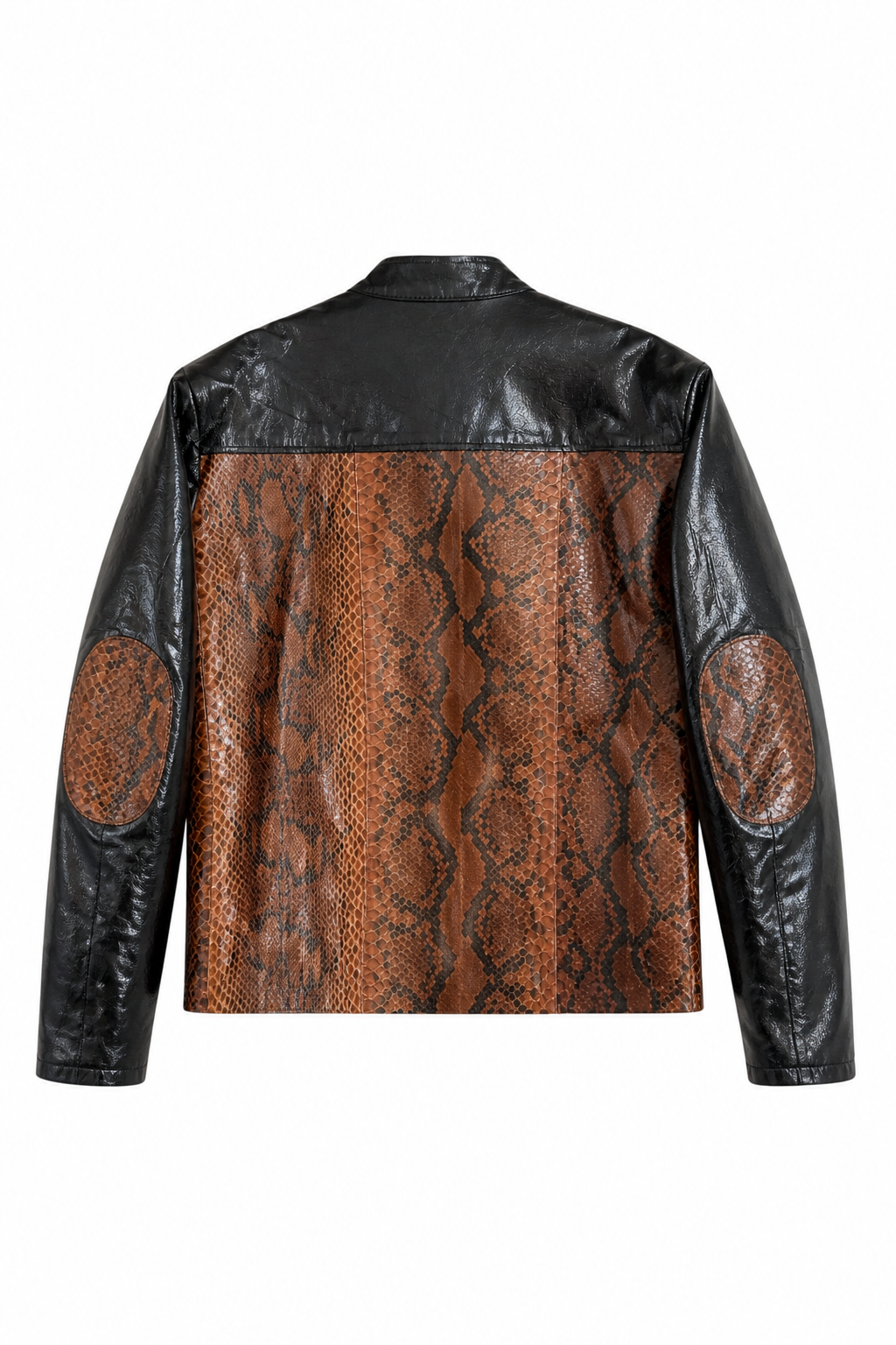 Python full front baseball jacket open bottom #3480