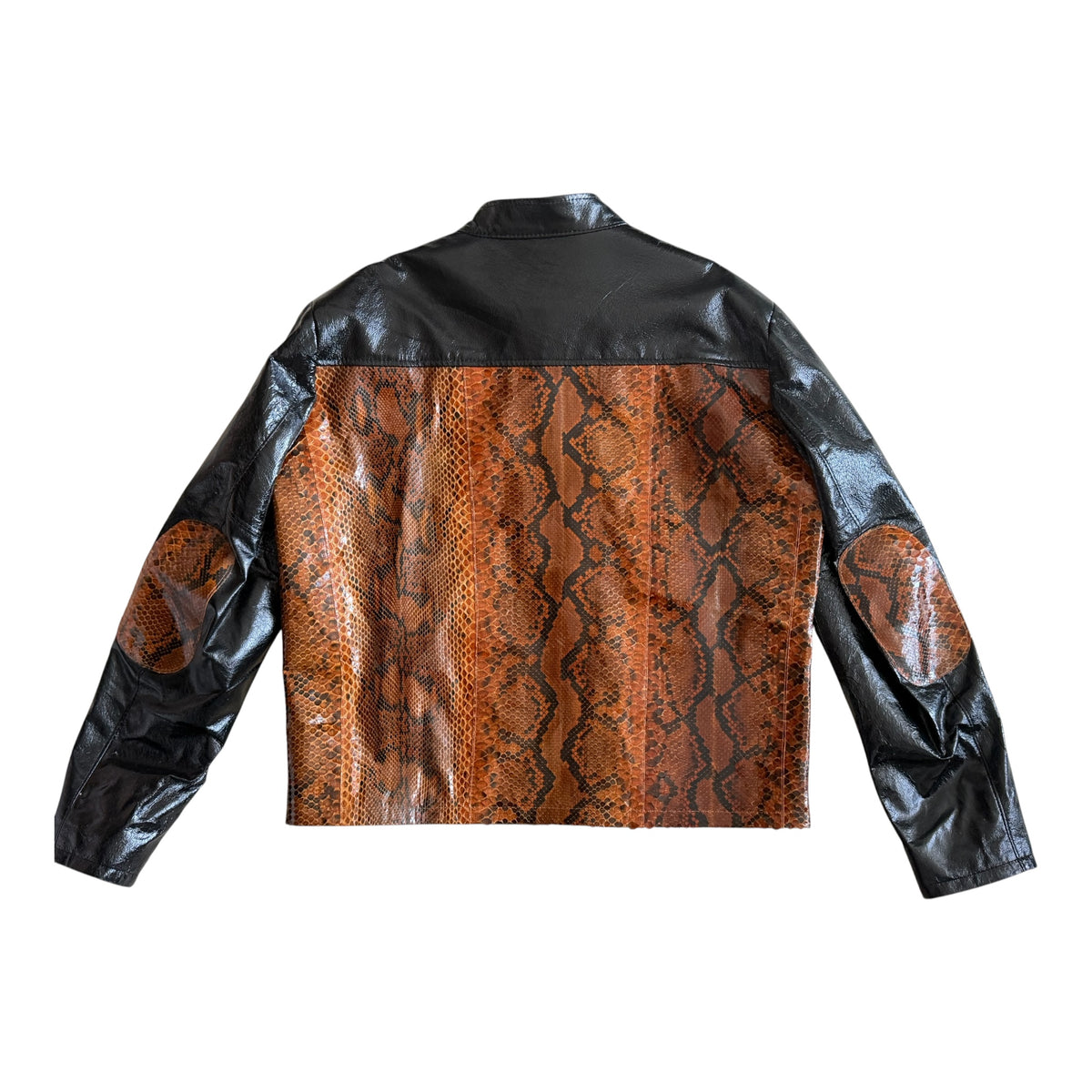 Python full front baseball jacket open bottom #3480