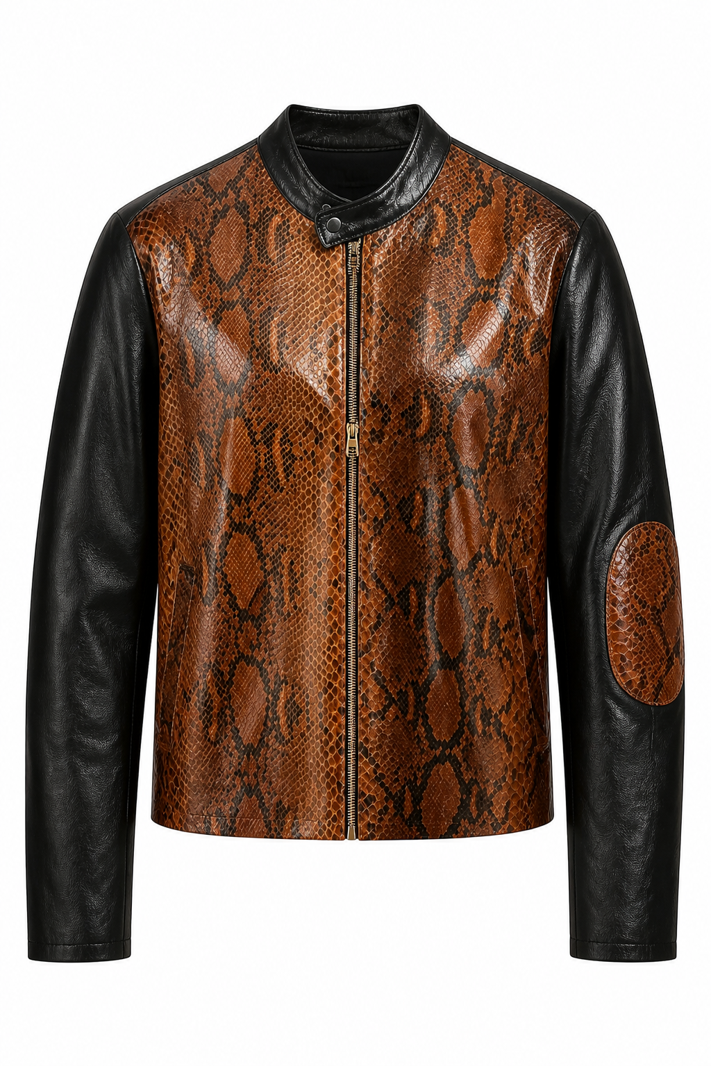 Python full front baseball jacket open bottom #3480