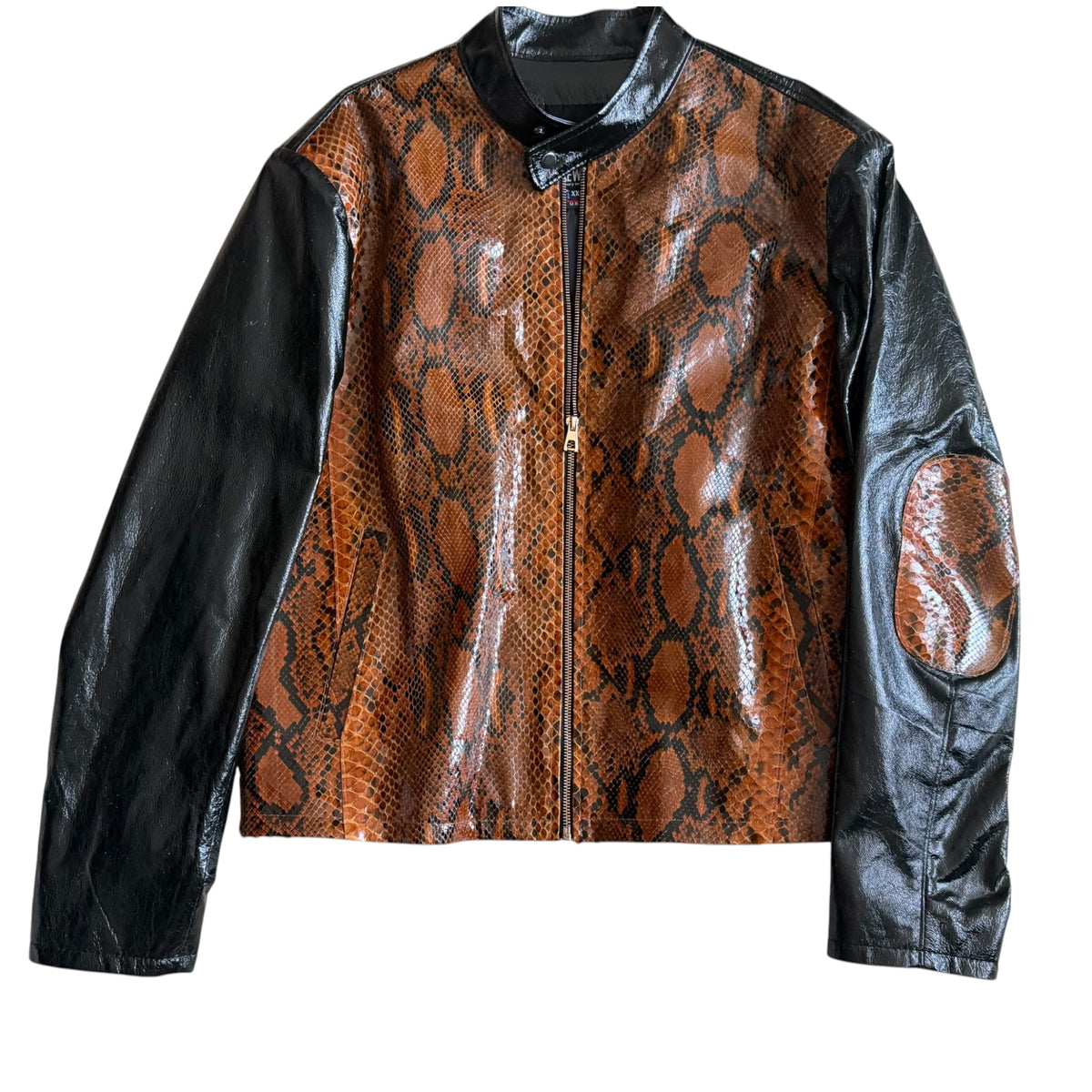 Python full front baseball jacket open bottom #3480