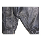 Lambskin leather jacket with the metal studs # 4004