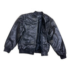 Lambskin leather jacket with the metal studs # 4004