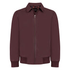 Leather Bomber Jacket with Front Zipper | Style #3445