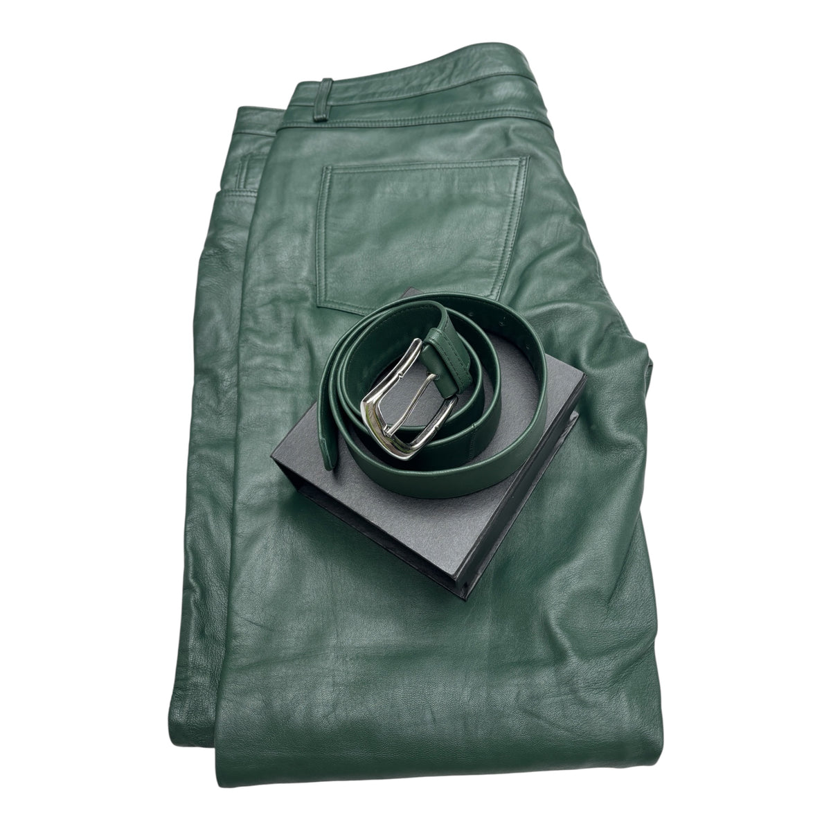 Men's Lambskin Leather Jean-Style Pants | Style #123