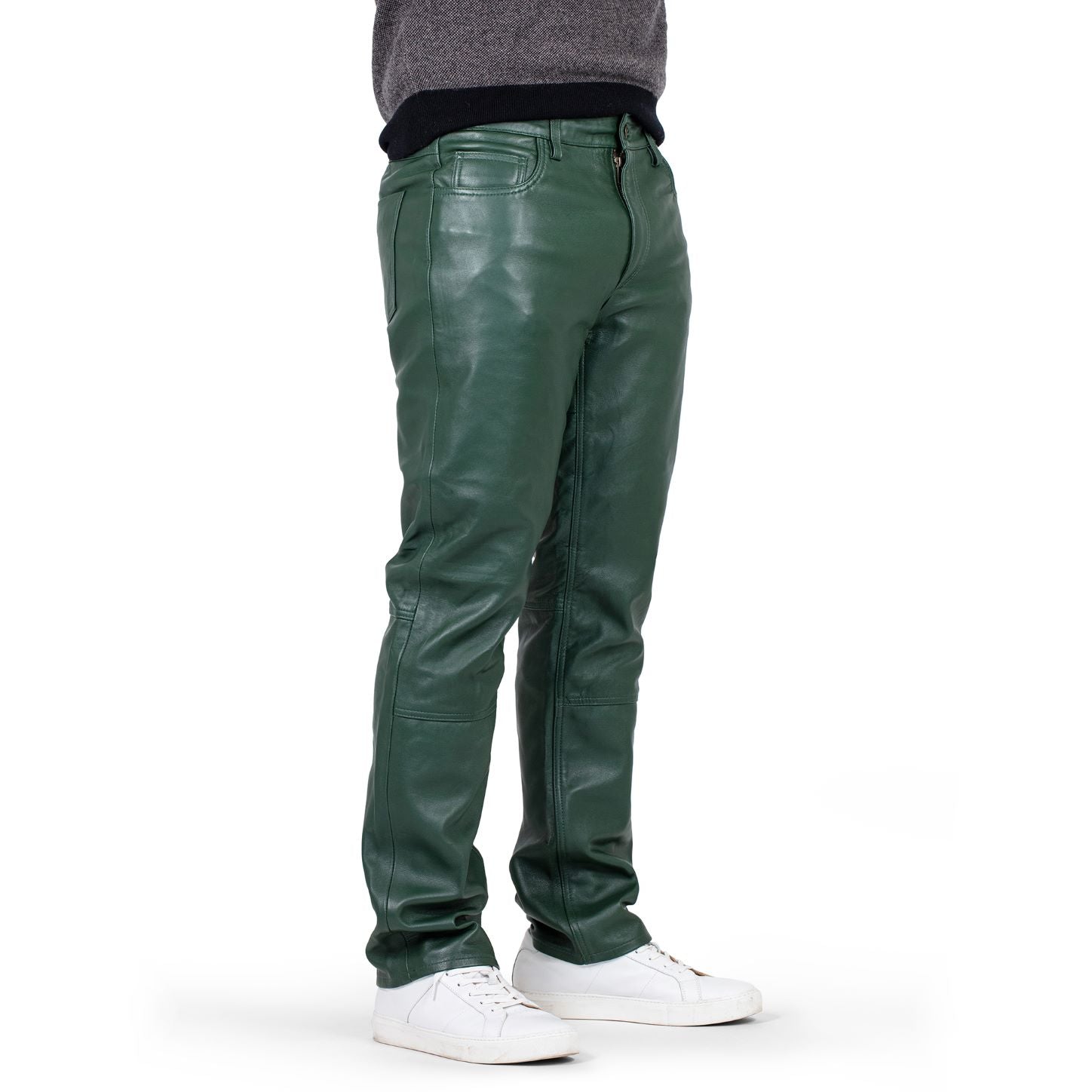 Leather pants jean style #123