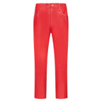 Men's Lambskin Leather Jean-Style Pants | Style #123