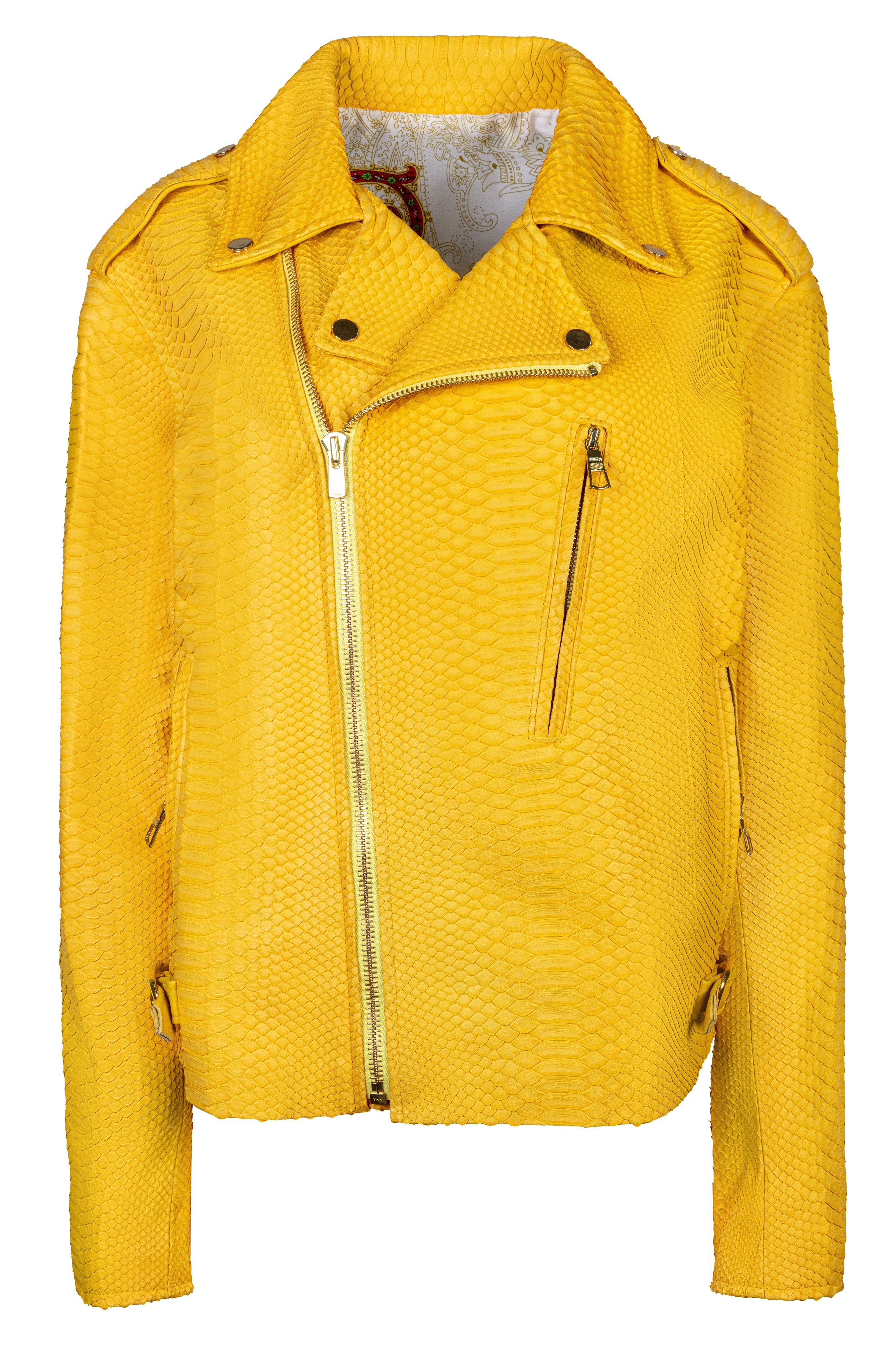 Men's Full Python Motorcycle Jacket #3099