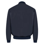 Baseball bomber jacket with Persian lamb full front #3443