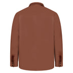 Leather shirt with alligator trimming # 700