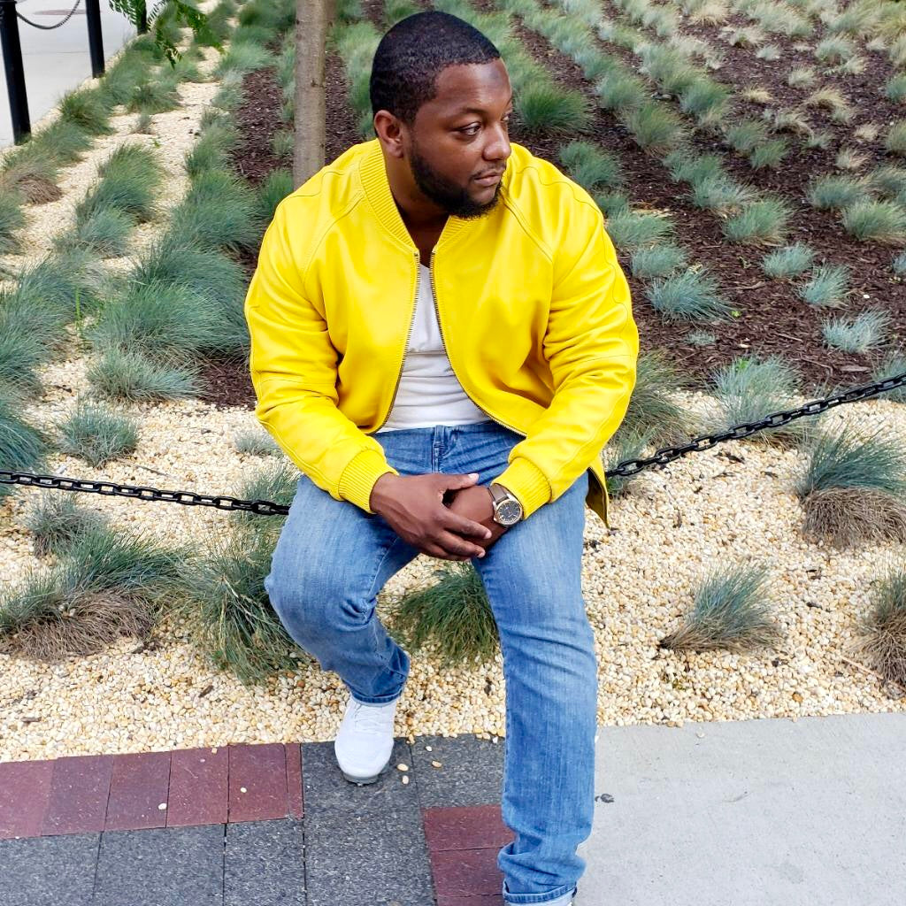 Genuine Lambskin Leather Baseball Varsity Jacket Style #1051 - Jakewood Shearlin Leather Mouton Fur Bomber Aviator Parka Coat Jacket Sheepskin All size Brooklyn New York manufacturer 