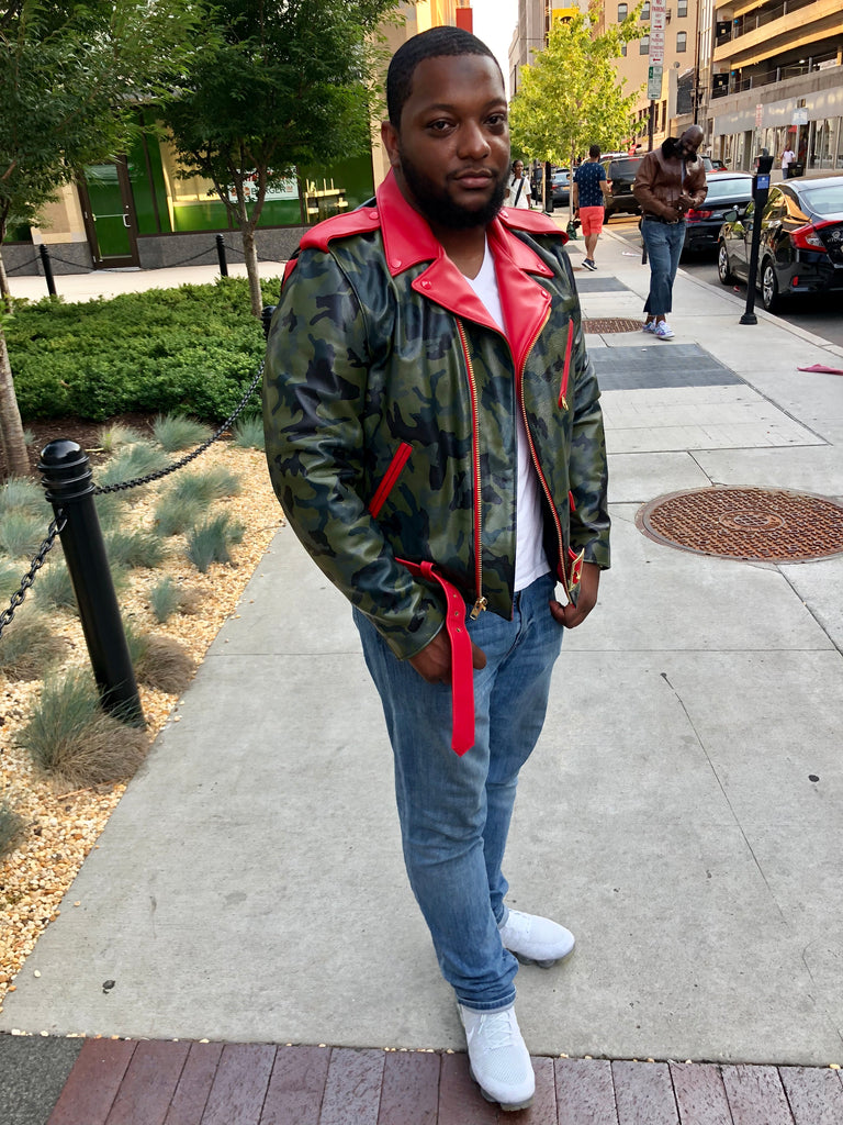 Camo bomber top jacket outfit