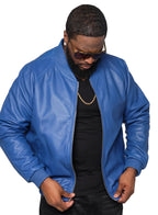 Genuine Lambskin Leather Baseball Varsity Jacket | Style #1051 (21 colors)