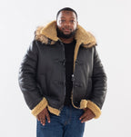 Sheepskin B3 Aviator Jacket With Toggles | Style #810