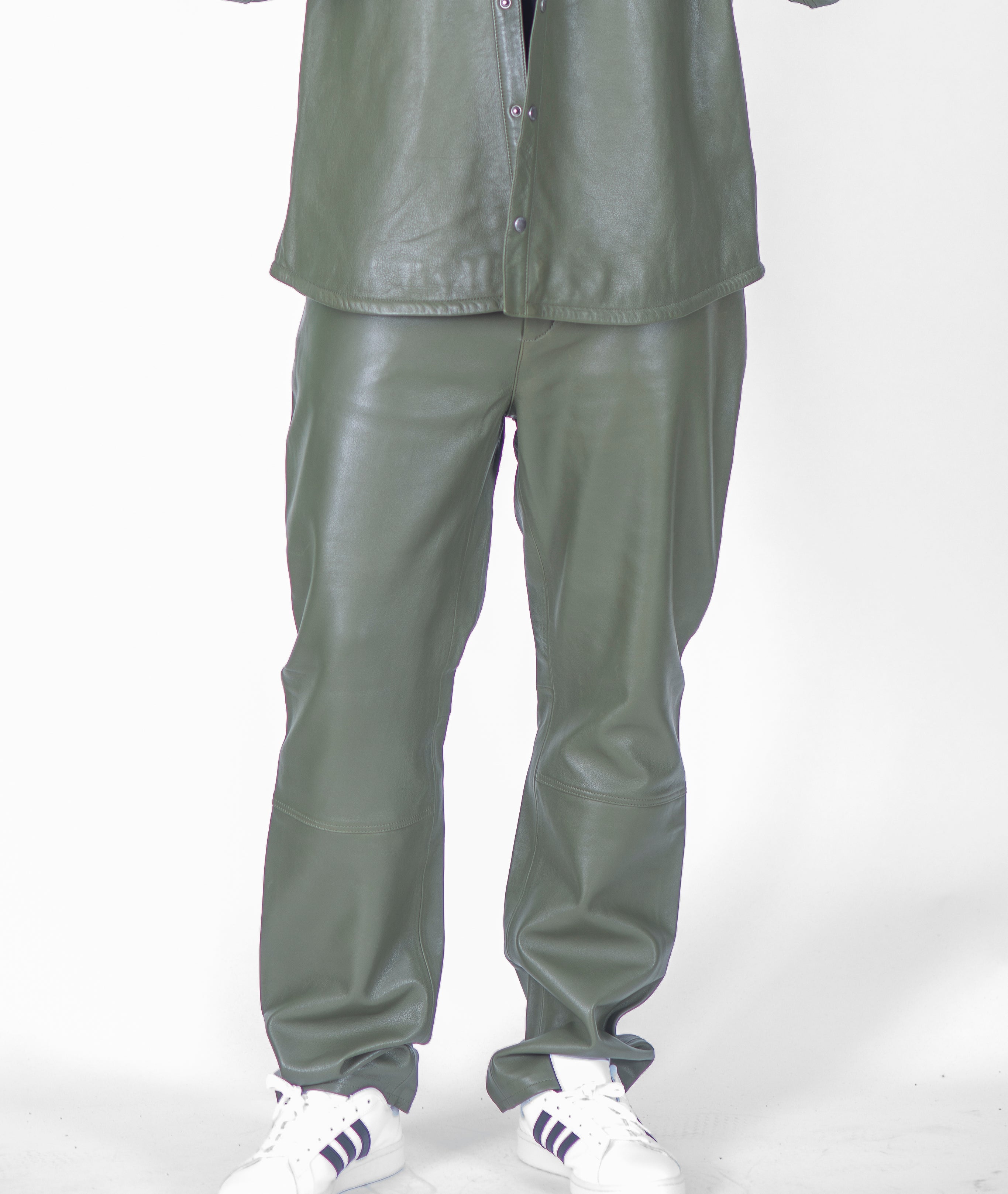 Leather pants jean style #123