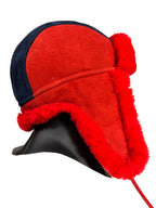Suede Sheepskin Shearling Motorcycle Racing Jacket Style #1310