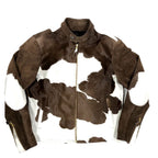 Men's Pony Leather Jacket /w Suede Style #2065